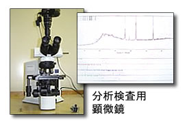 分析検査用顕微鏡の画像
